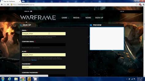 warframe register|warframe rejestracja.